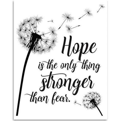 Hope is the only thing I have 